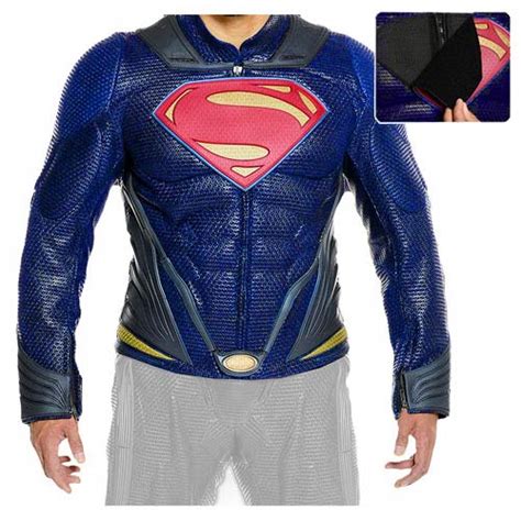 Superman Man of Steel Movie Leather Jacket Prop Replica